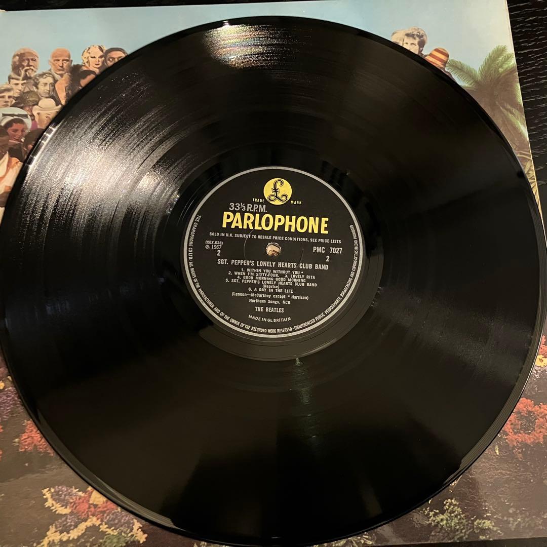 【美品】BEATLES SGT.PEPPERS MONO レコード　初期盤