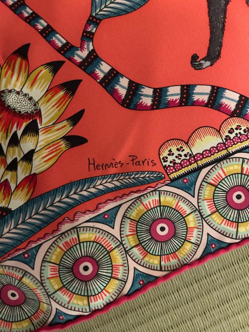 Hermès The Savana Dance スカーフ