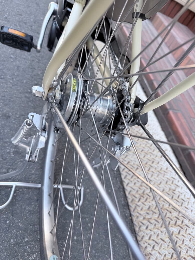 大阪府　ヤマハ 電動アシスト自転車 前バスケット付き