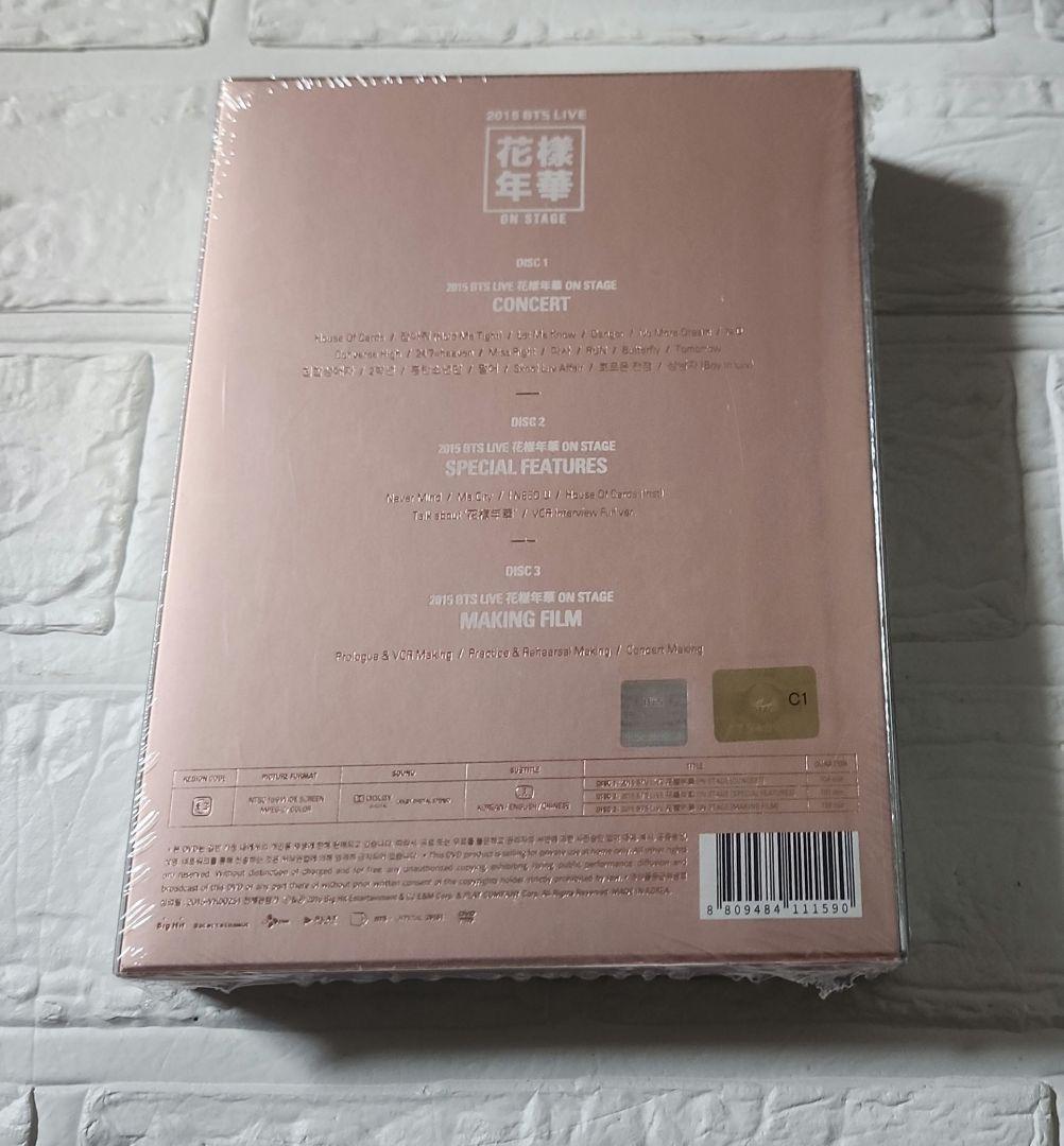 新品　2015 BTS LIVE 花様年華 ON STAGE DVD 韓国版