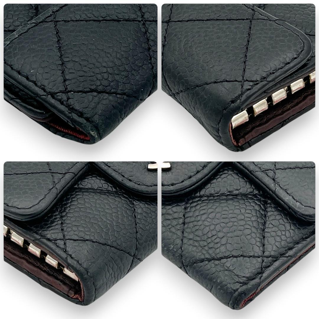 シャネル マトラッセ キャビアスキン キーケース 【ギャランティー他付属品】