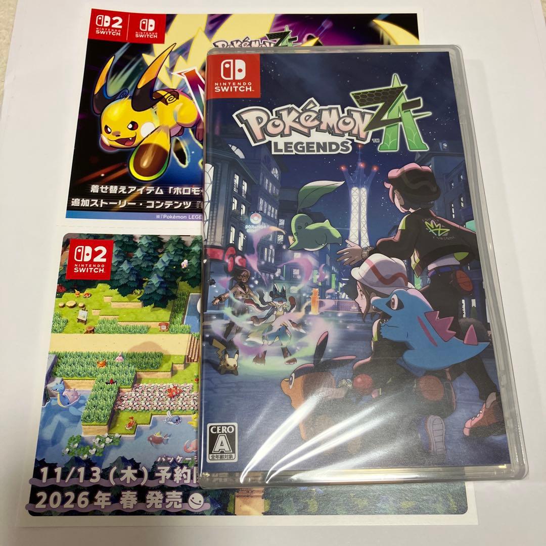 新品　ポケットモンスター レジェンズ ZA Switch ポストカード付き