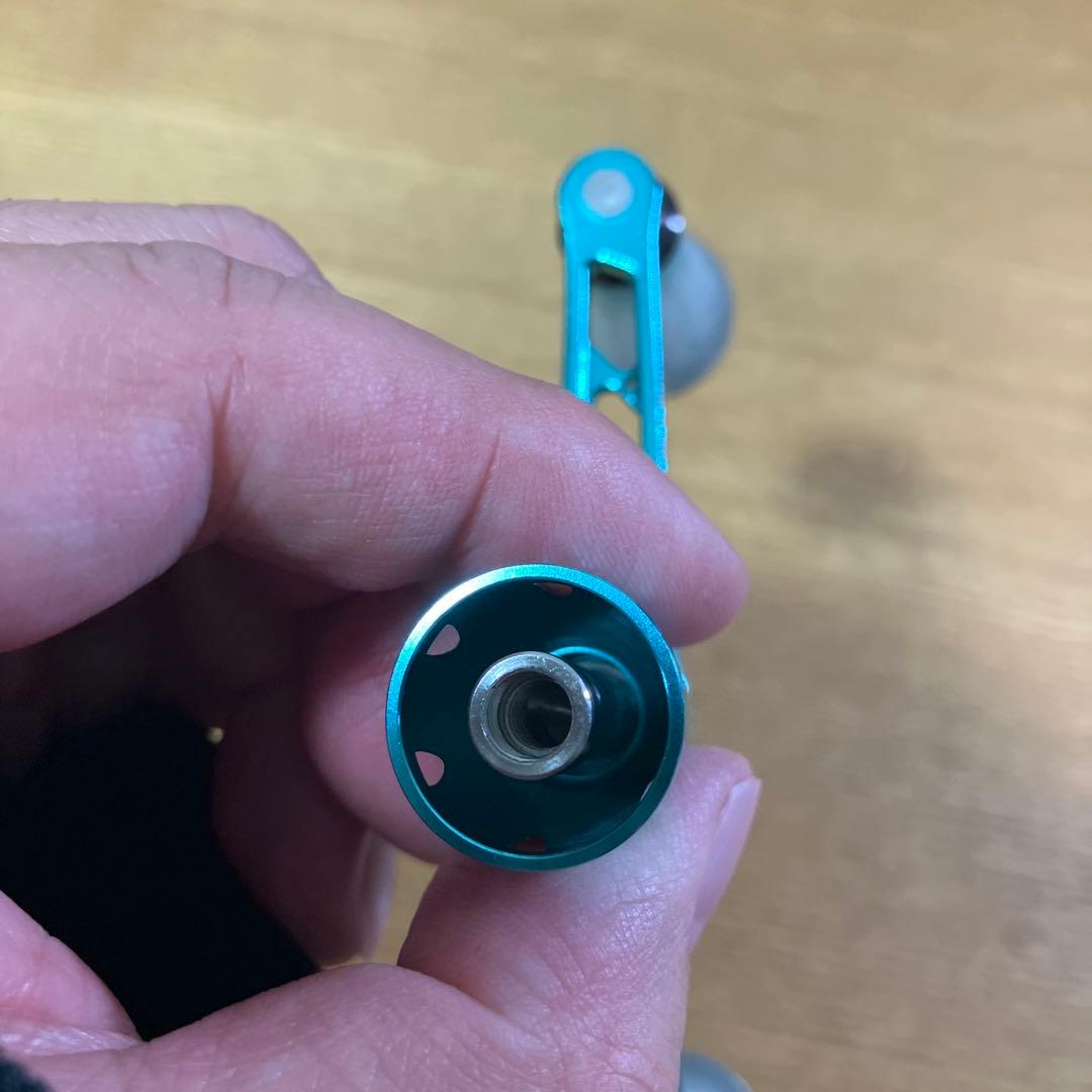未使用美品　ゴメクサス　エメラルダスカラー　ダブルハンドル　ダイワ専用スタンド