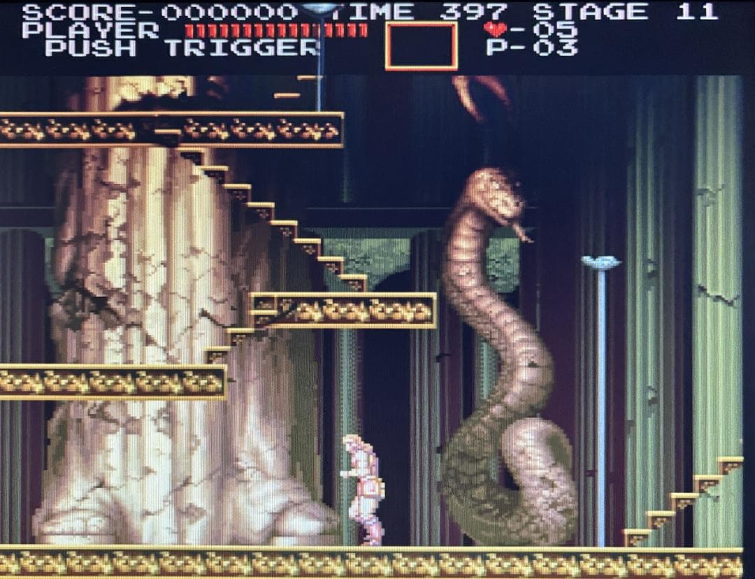 X68000用アクション 悪魔城ドラキュラ 店頭デモ
