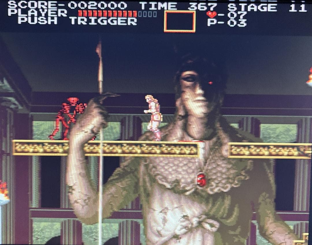 X68000用アクション 悪魔城ドラキュラ 店頭デモ