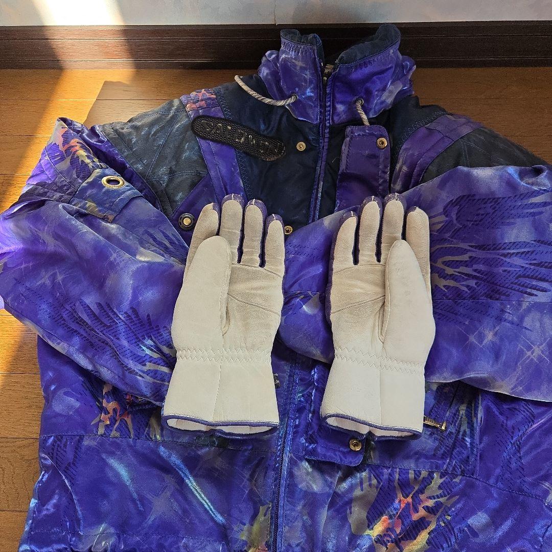 1990年代ヴィンテージ◆SALOMON◆ スキーウェア 上下セット 中古LL