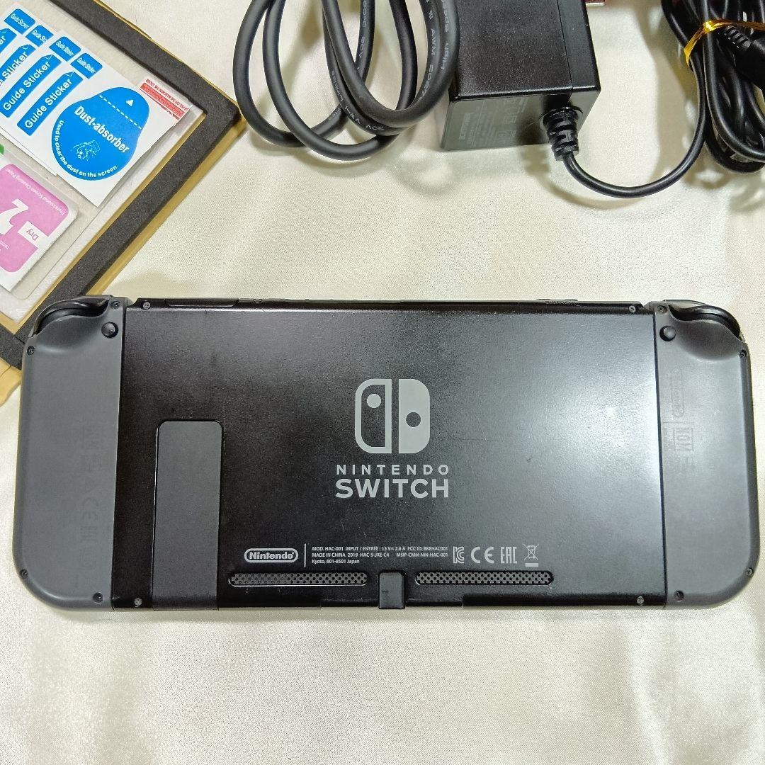 ✨️外箱あり・動作良好✨️Switch 本体セット＋ハンドル2個＋新品フィルム付