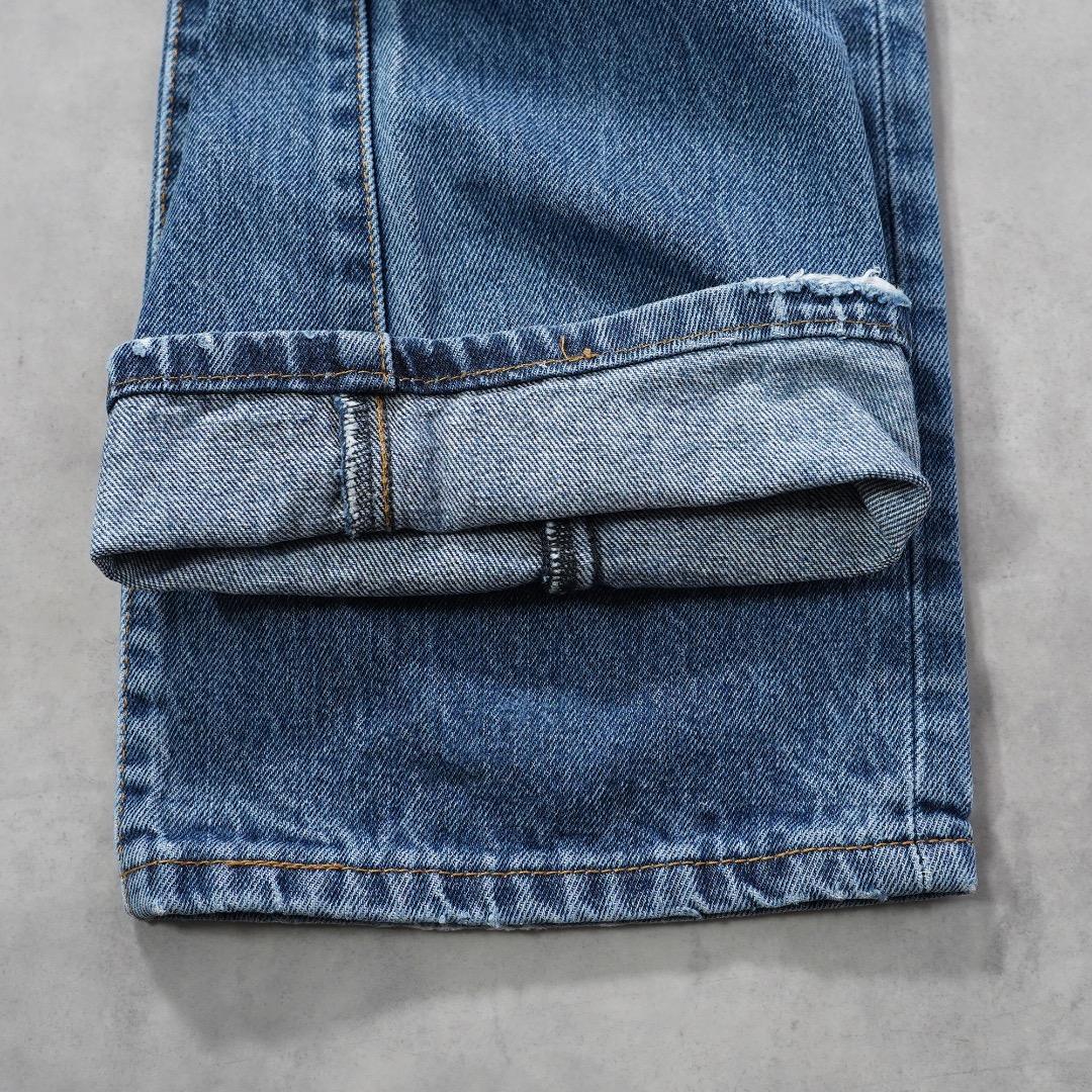 リーバイス517 Levis W32 フレアボトム ブーツ 青 古着 18456