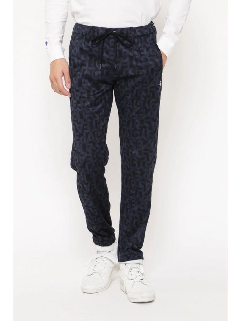パーリーゲイツ　ロゴジャガードパンツ