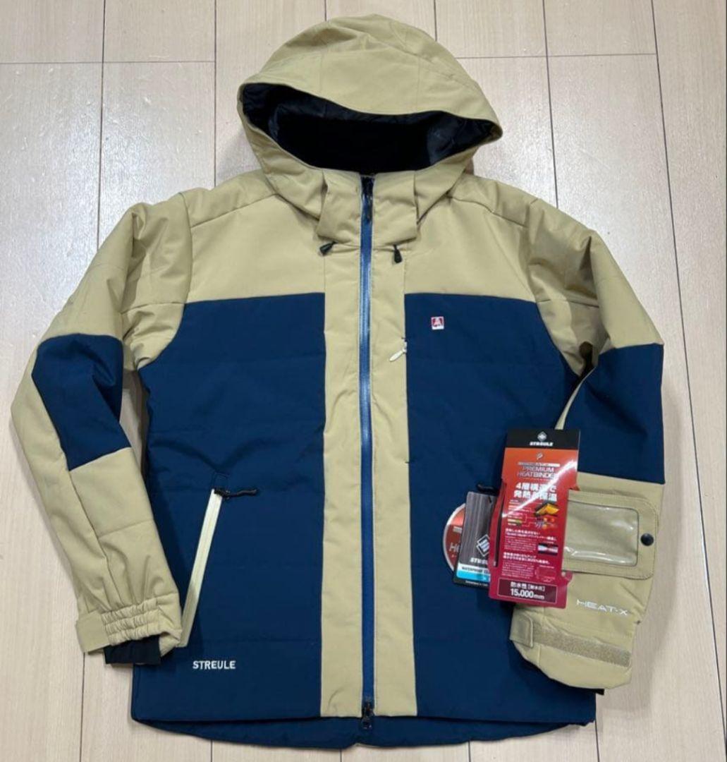 【新品】STREULE シュトロイレ　スキーウェア　上下セット　メンズ　Ｍサイズ