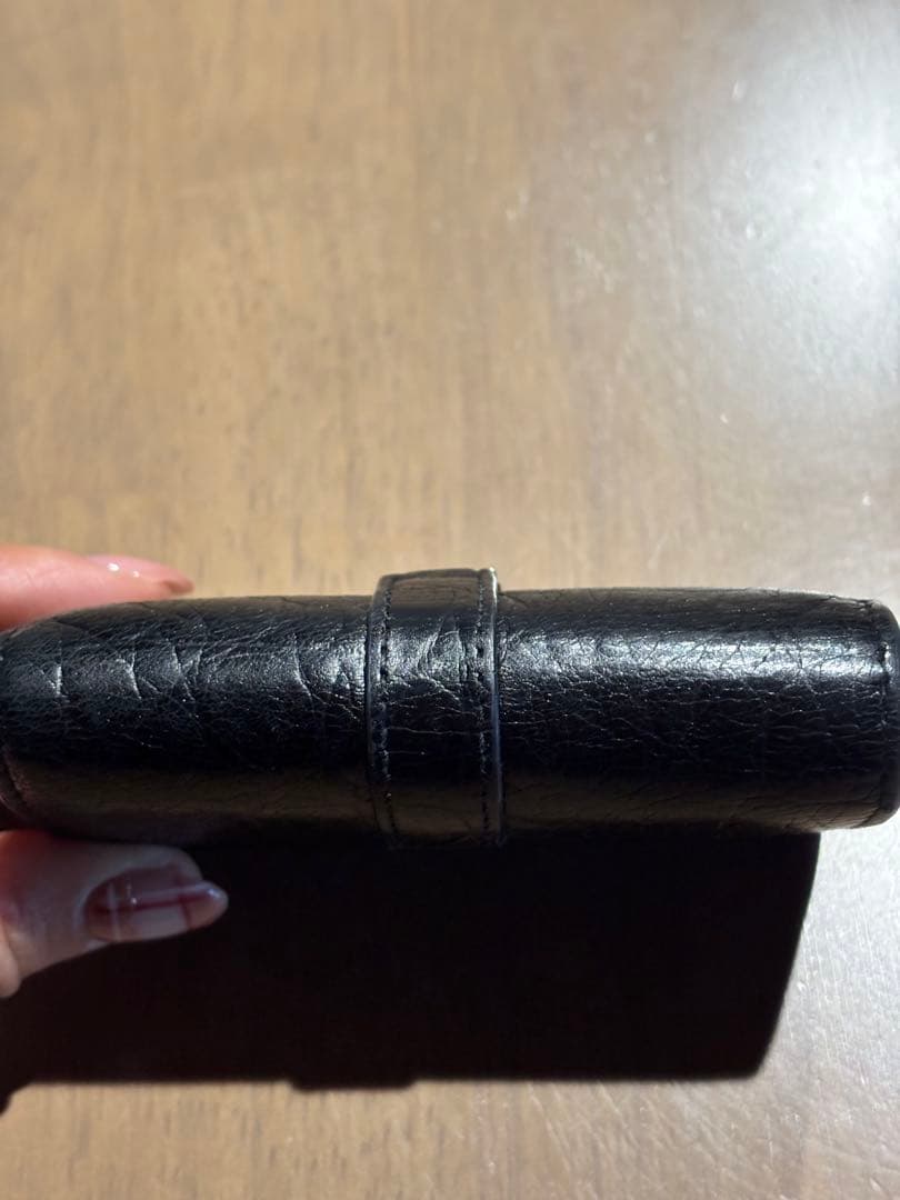 YSL イブサンローラン ブラックレザー キーケース