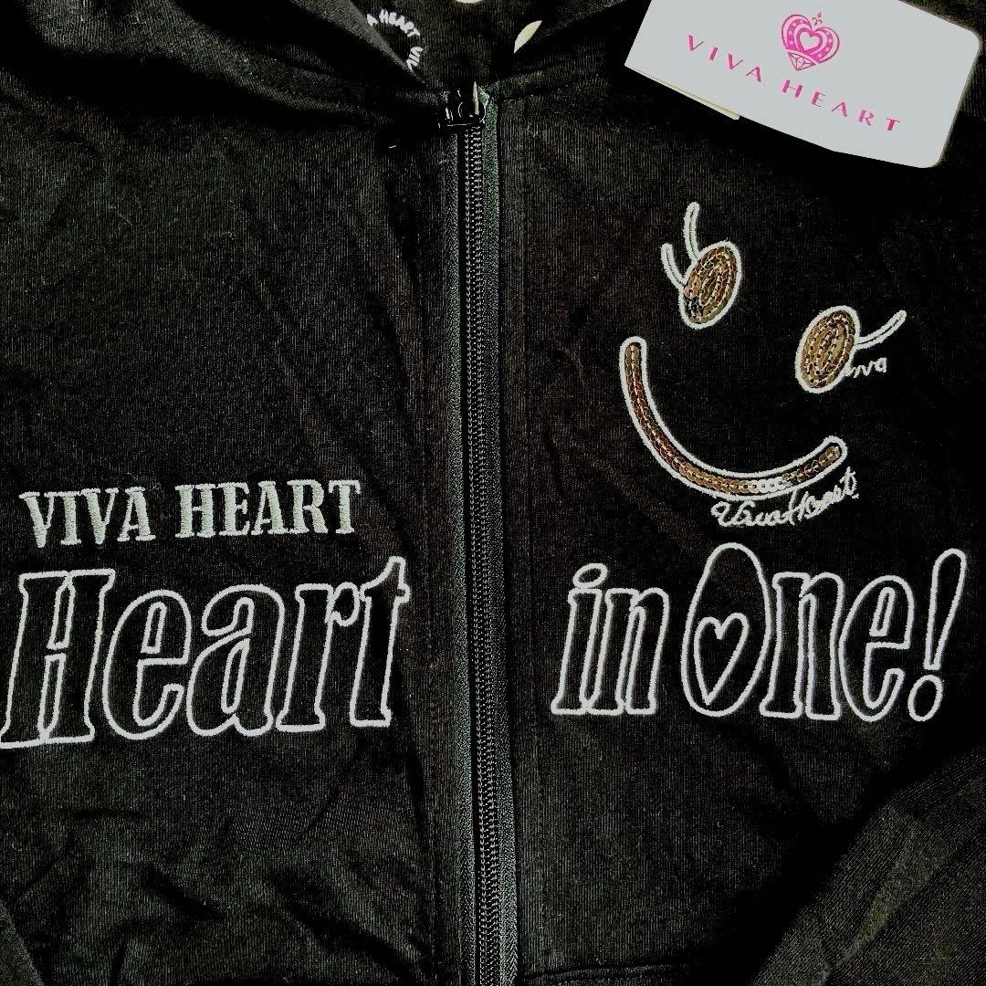 【未着用】VIVA HEART スウェットフルジップパーカー 42 タグ付き