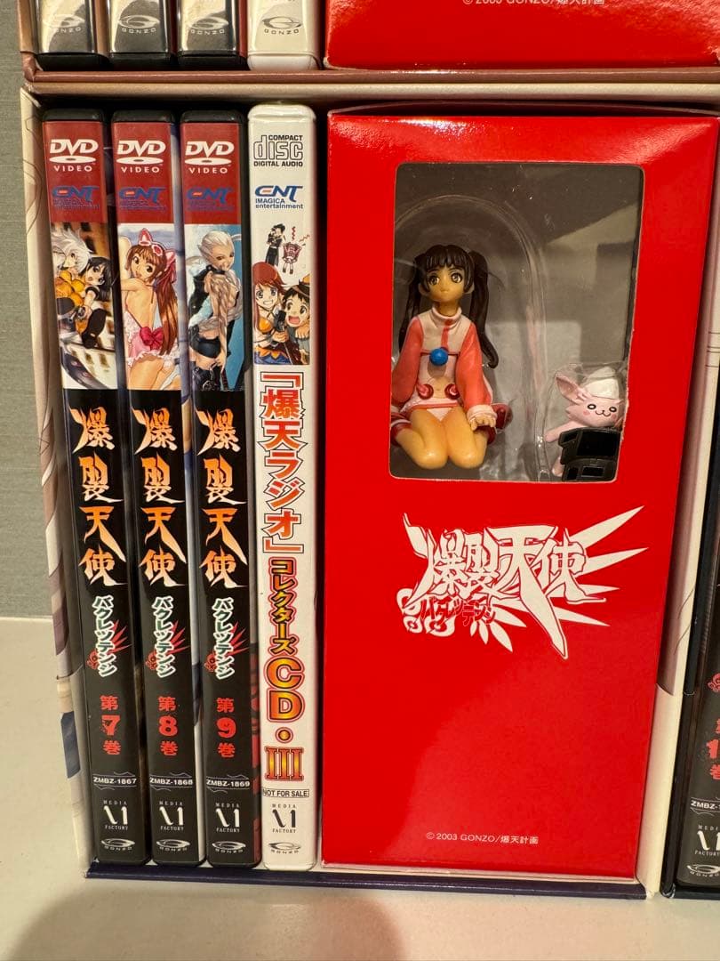 爆裂天使 DVD 全12巻 特典フィギュア付き　海外版付き