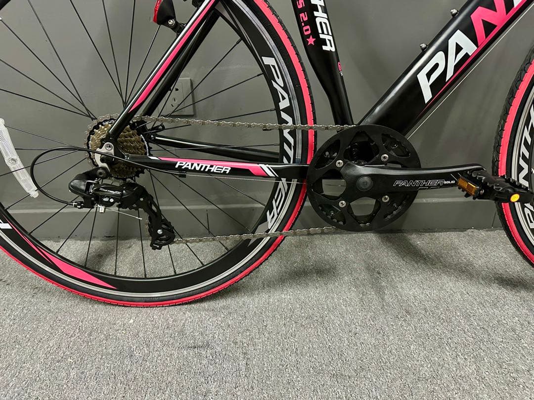 新品・未使用 PANTHER クロスバイク 700C シマノ変速 スポーツ自転車