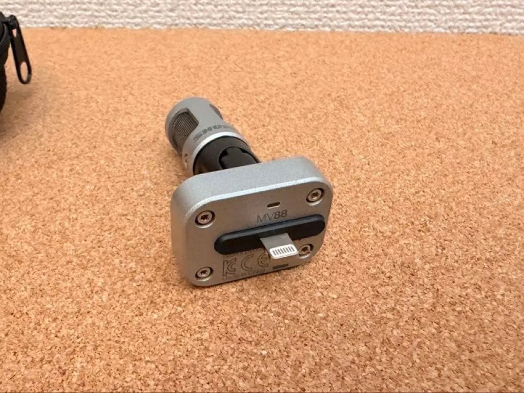 値下【最安値】SHURE MV88 Lightningマイク本体とケースのみ