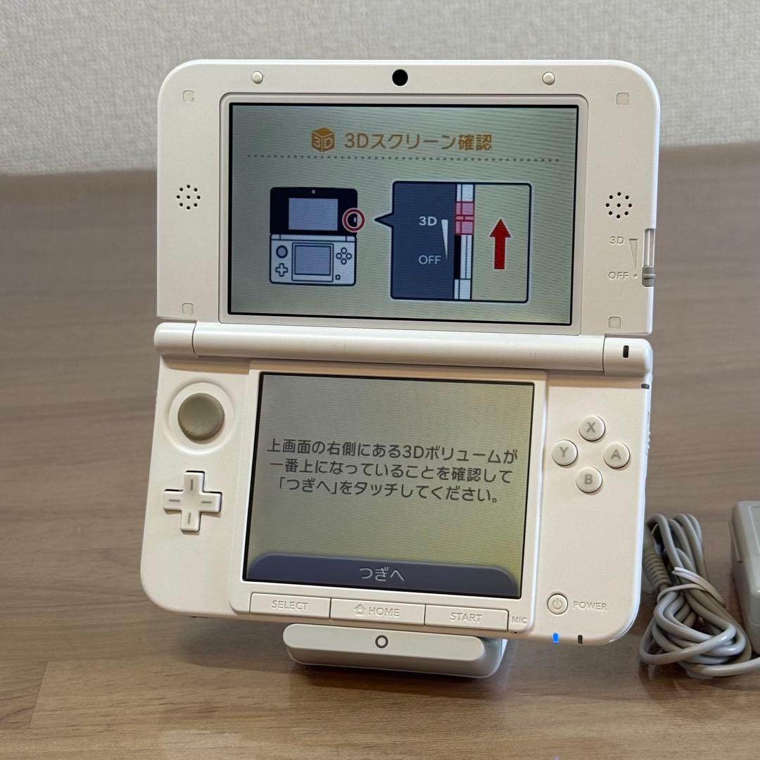 6-039 ニンテンドー3DS LL ミント×ホワイト