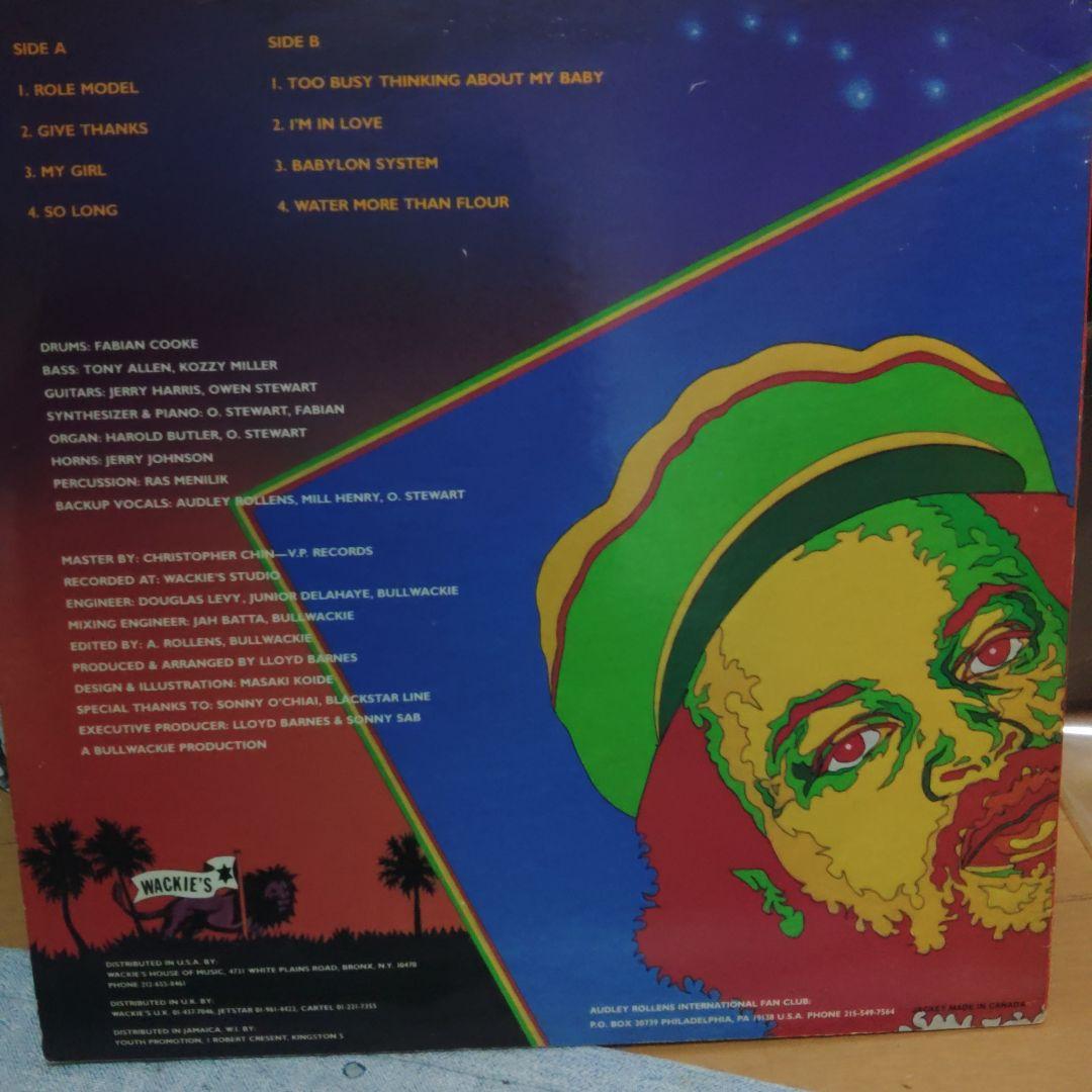 洋楽 Audley Rollins Role Model Wackie's 1984
