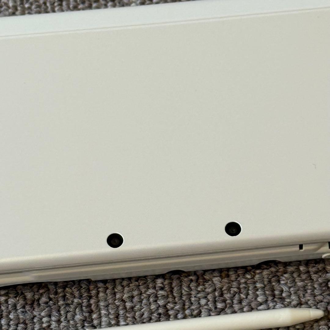 【美品】Newニンテンドー3DS LL パールホワイト 上下IPS搭載