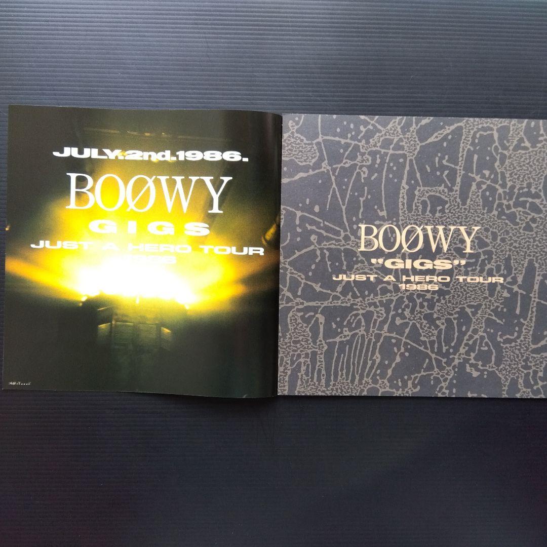 BOØWY 氷室京介 布袋寅泰 GIGS JUST A HERO TOUR