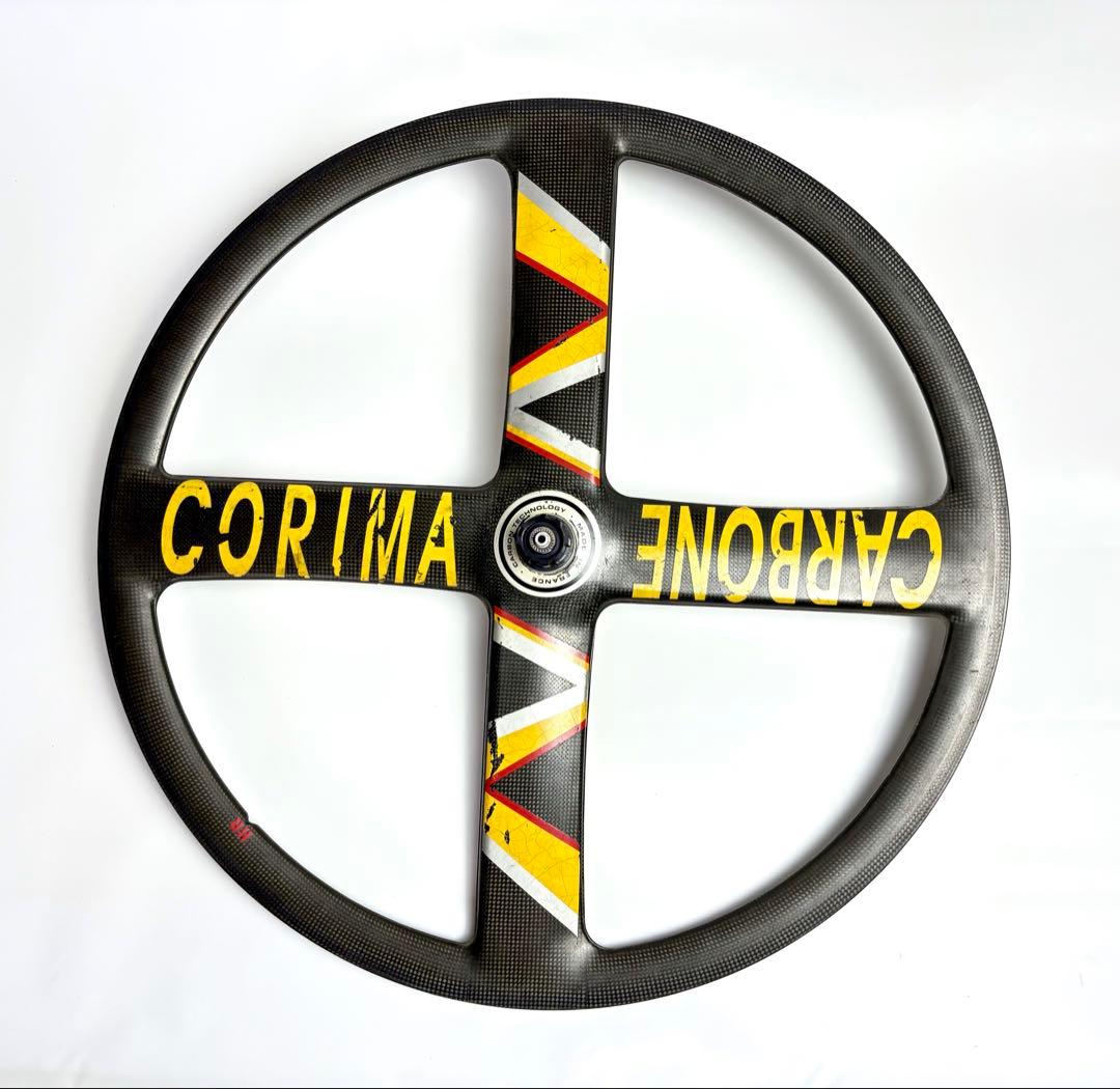 CORIMA カーボンホイール 黒/黄色