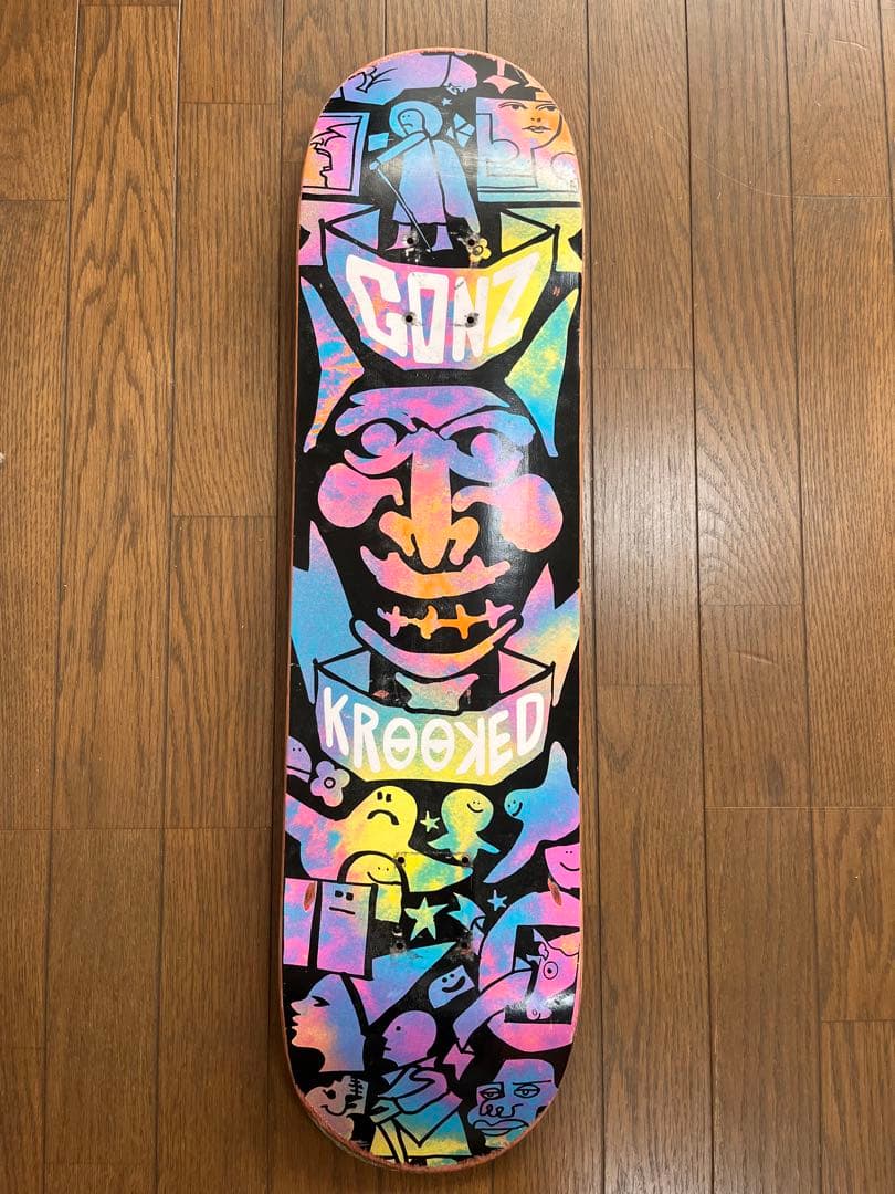 クルキッド　スケボー　deck マークゴンザレスgonz krooked