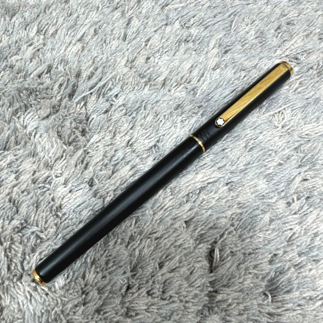 MONT BLANC モンブラン 万年筆 ブラック × ゴールド ホワイトスター