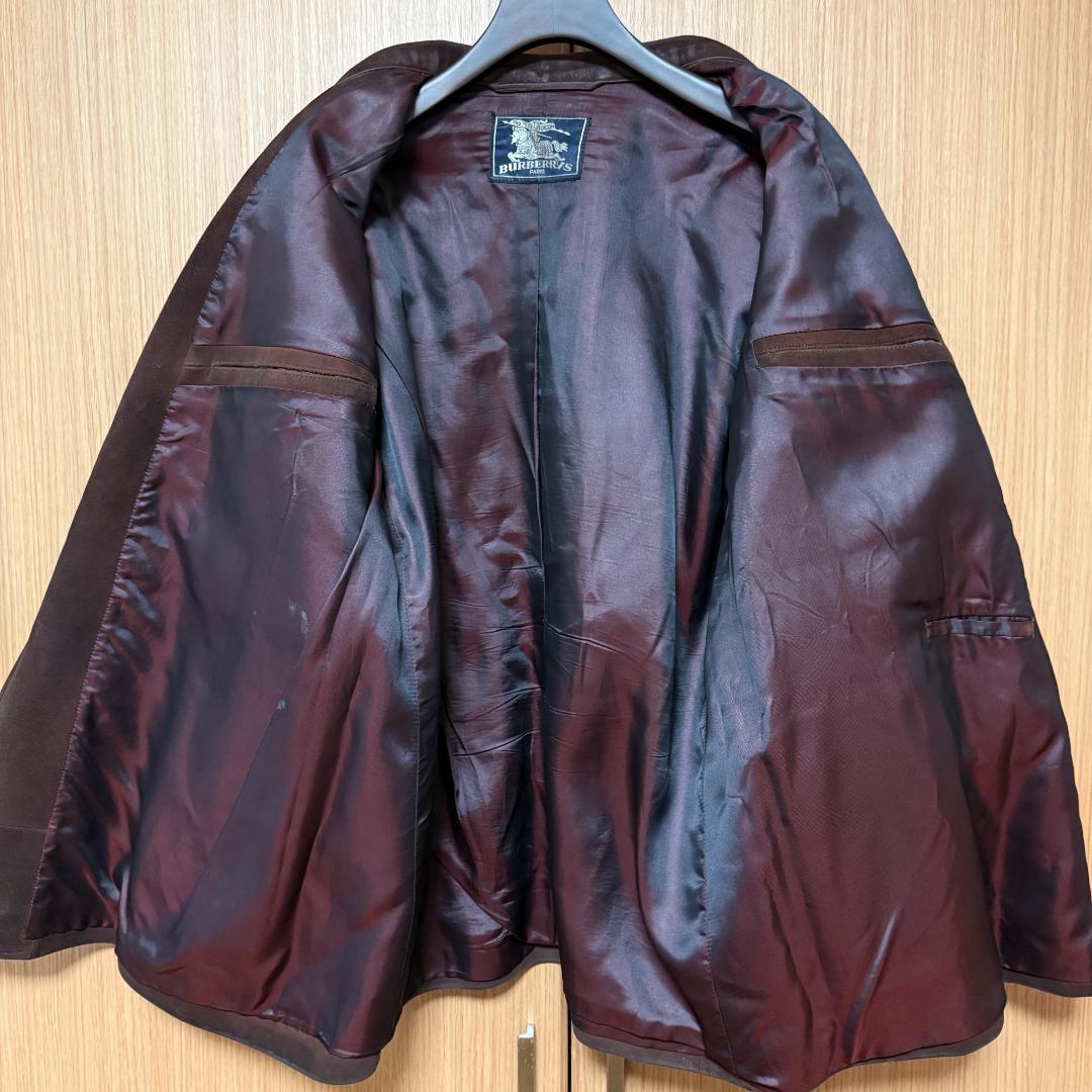 40-50s BURBERRYS PARIS suede jacketフランス製