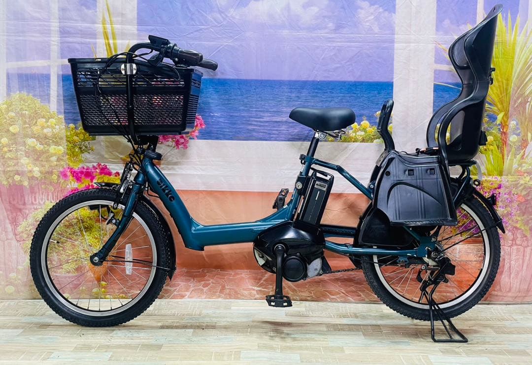 超人気！BIKKE ビッケ⭐️ブリヂストン子供乗せ電動自転車Y3433