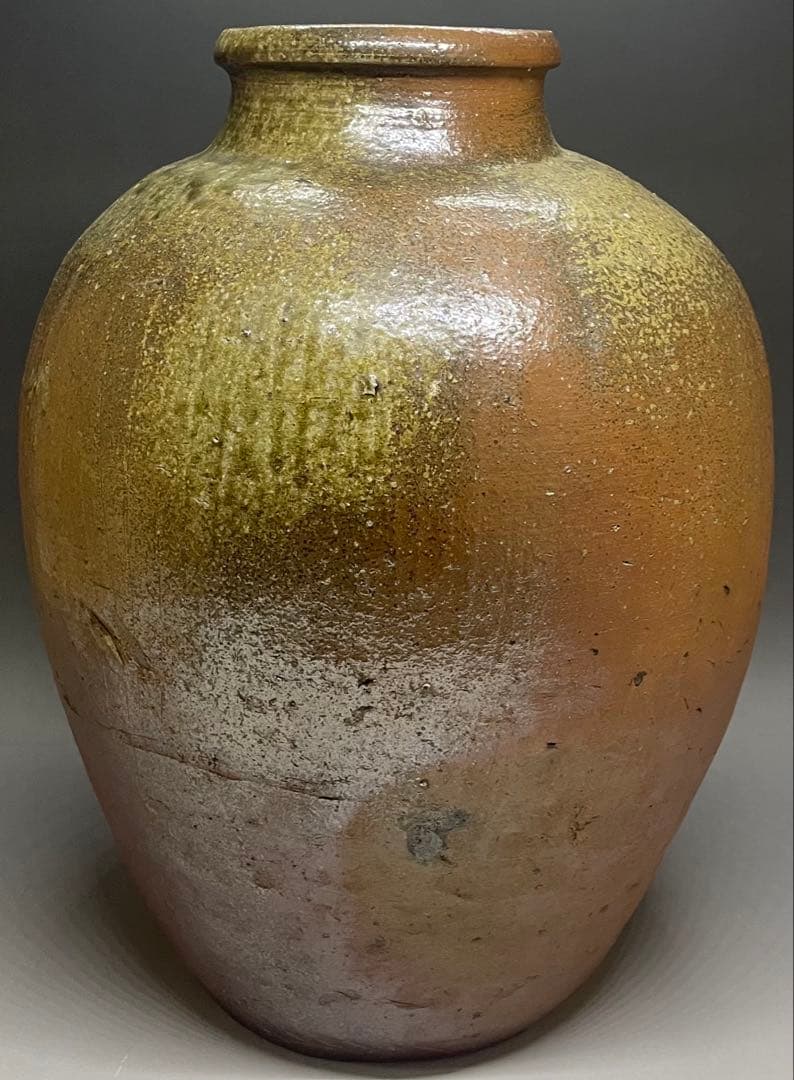 すずめ　古丹波　猫掻き　壺　室町〜桃山時代　36cm 　t148