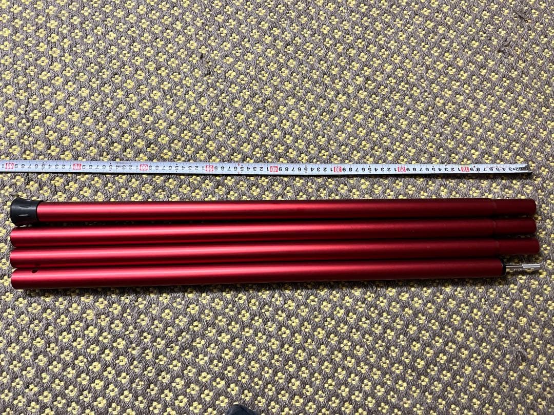  Peak スノーピーク ウイングポール レッド 240cm
