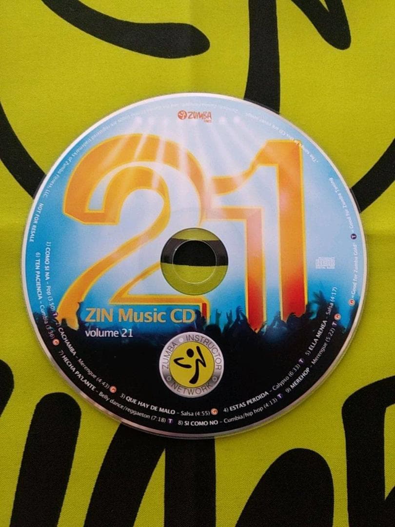 ZUMBA　ズンバ　ZIN21　CD＆DVD　超希少！　インストラクター専用