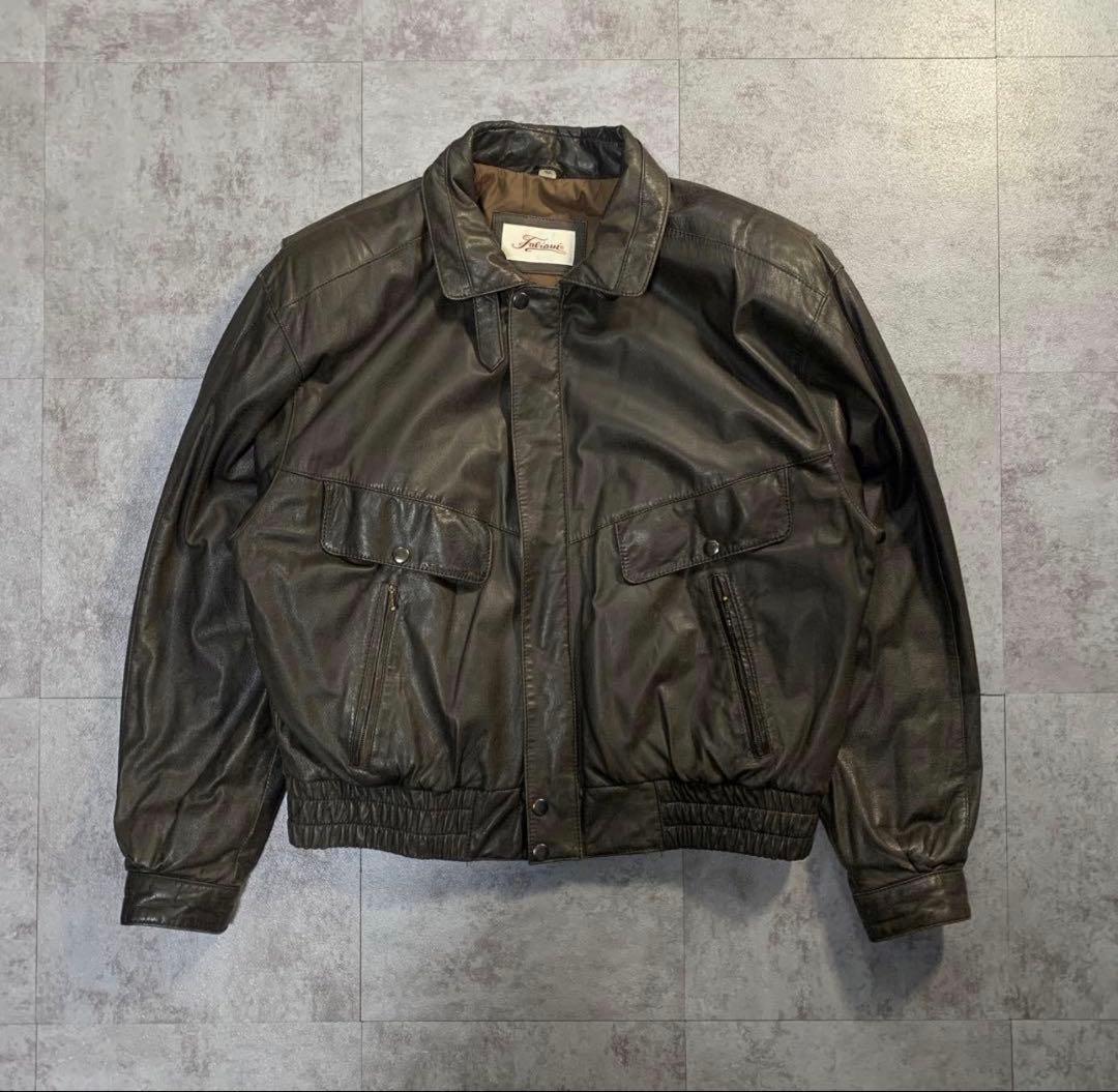 ジャケット・アウター 80s type A-2 real leather bomber jacket