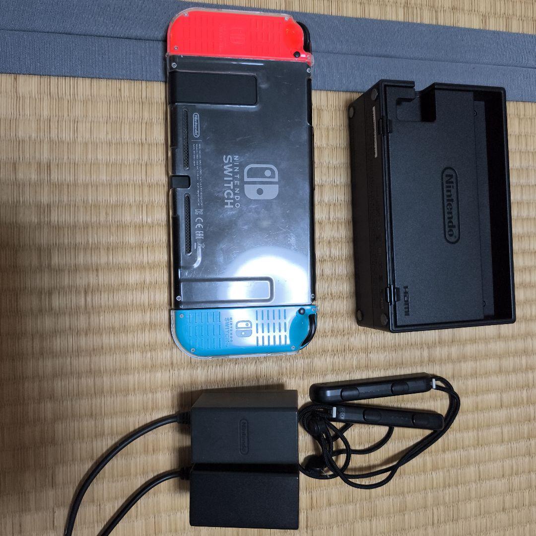 Nintendo Switch 本体 赤/青 ドック付き（ジャンク品）