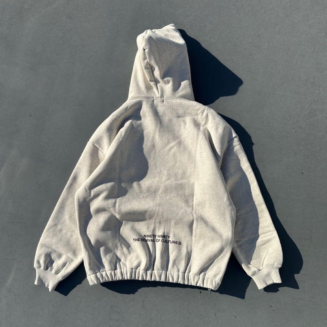 トップス 90 Logo Vintage Ballon Hoodie Oatmeal