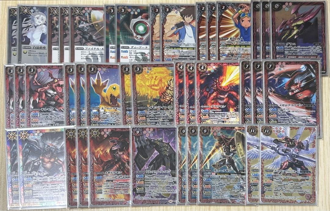 【絶版カード・スリーブ付き】BS バトスピ デジモン デュークモンデッキ