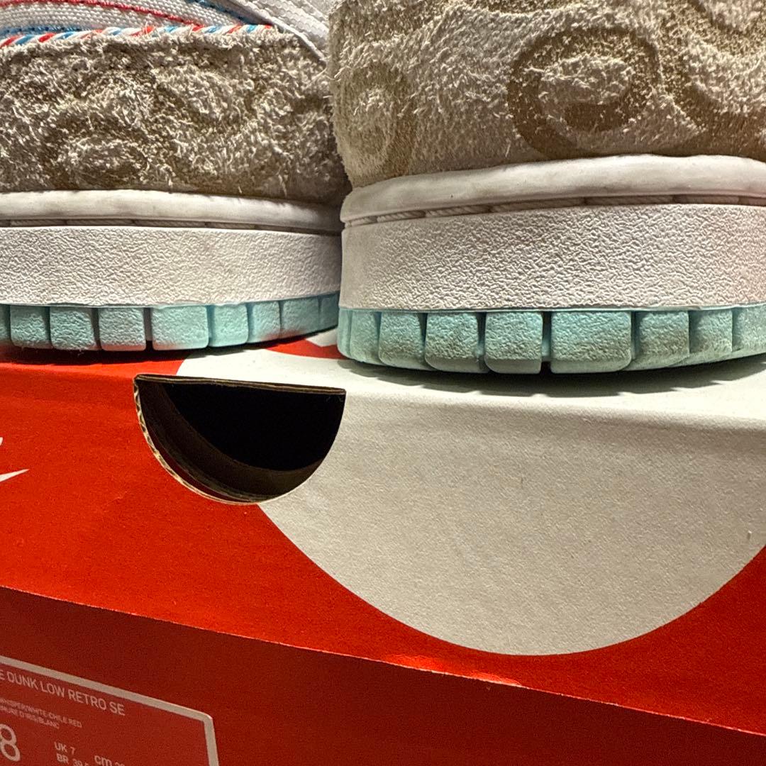 26cm Nike Dunk Low バーバーショップ グレイ