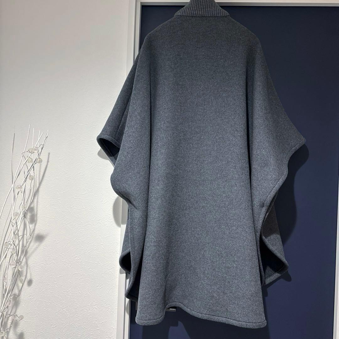 STELLA McCARTNEY ジップアップケープコート グレー